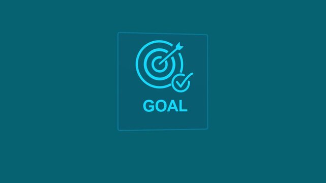 Businessman showing planning goals 100% achieved, business investment concept focus, strategy, business, vision, accuracy, digital, customer, objective, value, goal, Investment growth and development