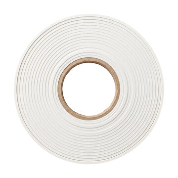 Single roll of white double sided foam tape