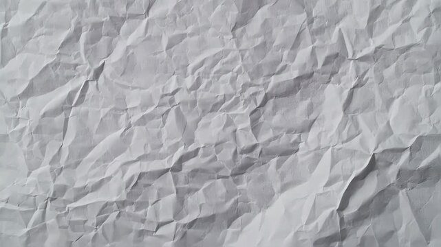 Close-up of crumpled paper texture with subtle light and shadow play.