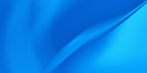 Fototapeta premium Clean Bright Cyan Blue Gradient Abstract Background with Flowing Wave