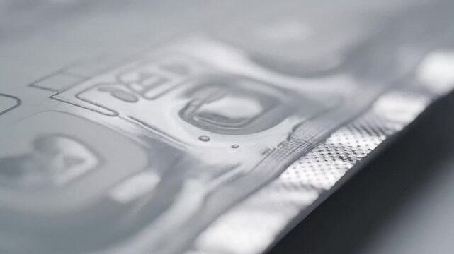 Macro Shot of Advanced Medical Biosensor Patch for Continuous Patient Health Monitoring.