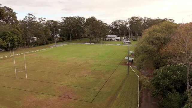 Drone footage of the showground and rugby field at Tamborine Mountain