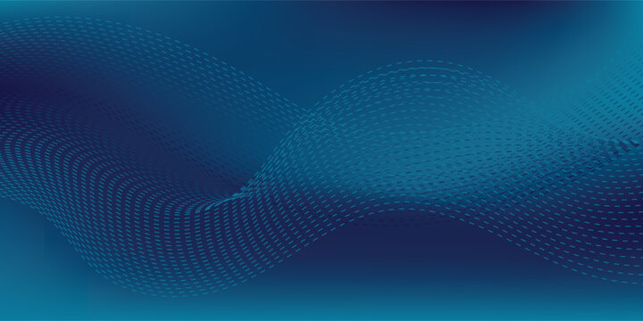 Abstract light point Hi-tech digital technology concept. High tech computer illustration with purple and dark blue modern simple