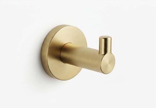 Modern gold bathroom wall hook