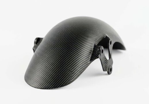 Carbon fiber bike mudguard