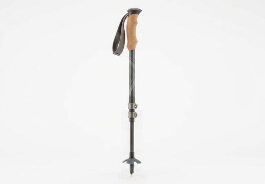 Black hiking trekking pole