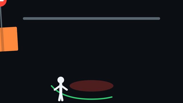 Safe Walking Zone Hazard Avoidance Animation