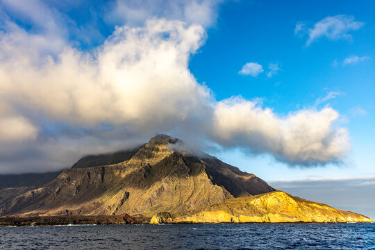 The rugged landscapes of Isabela Island in the Gal&aacute;pagos Islands archipelago. Punta Vicente Roca (Vicente Rock Point) located on the southeast coast of Isabela Island
