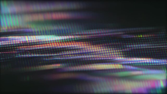液晶ディスプレイのサブピクセルが彩る拡大模様