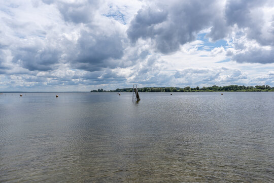 Eine Wasserrutsche in der M&uuml;ritz
