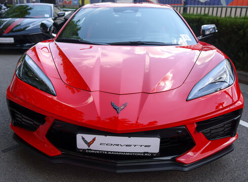 Chevrolet Corvette C8 Stingray sports car.
