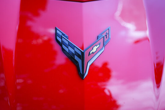 Chevrolet Corvette C8 Stingray sports car.