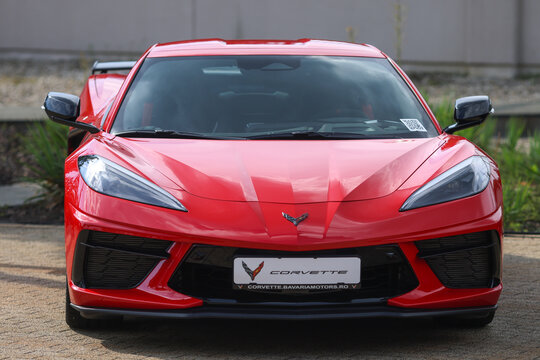 Chevrolet Corvette C8 Stingray sports car.