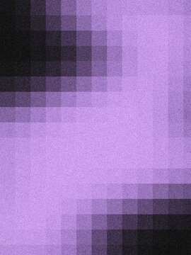 Purple pixelated gradient background with grainy noise texture