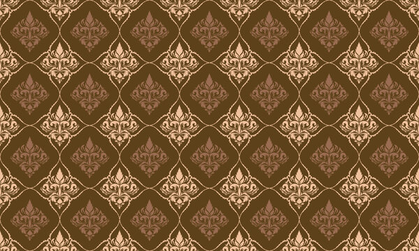 seamless damask pattern