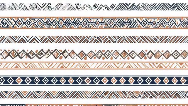 selective focus trendy delicate ethnic-inspired elements