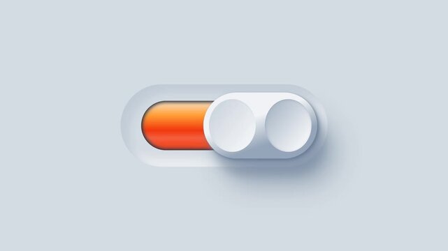 Neumorphic Toggle Switch Animation Loop