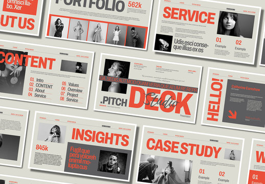 Pitch Deck Presentation template
