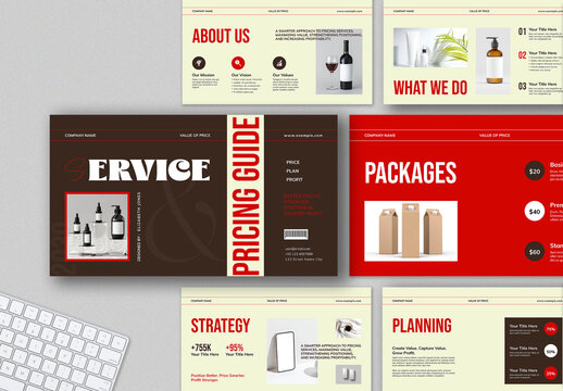 Service And Pricing Guide Presentation Template