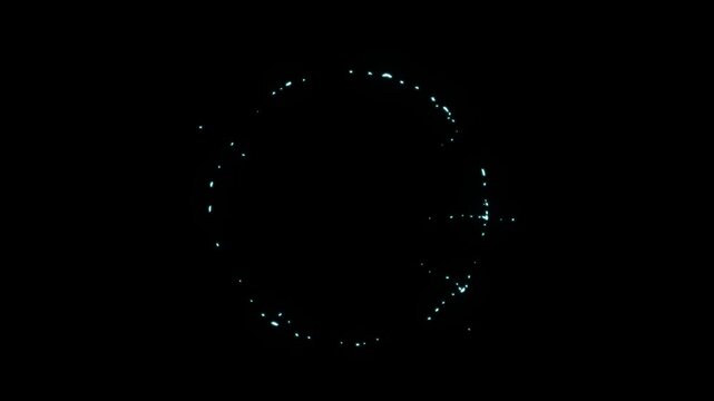 Plasma surge halo fx with transparent background