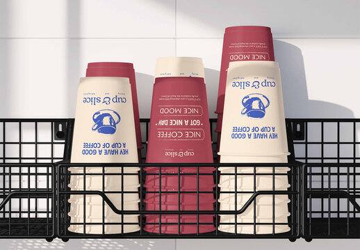 Stacked Cup Mockup