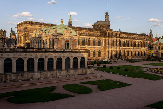 Hof des Zwinger in Dresden