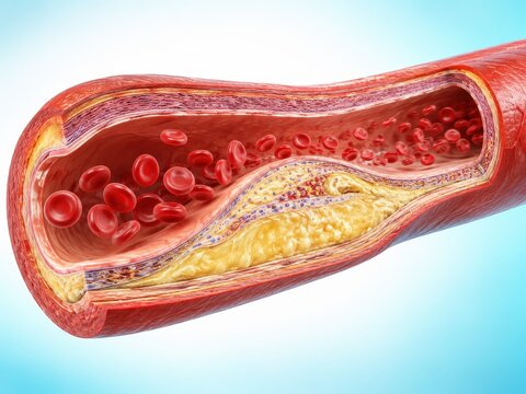 cholesterol atherosclerosis concept