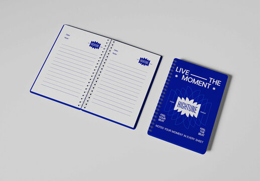 Spiral Notebook Mockup