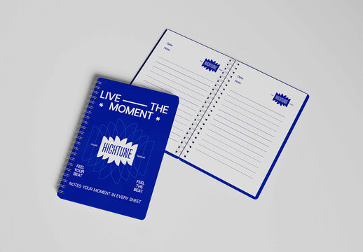 Spiral Book Mockup