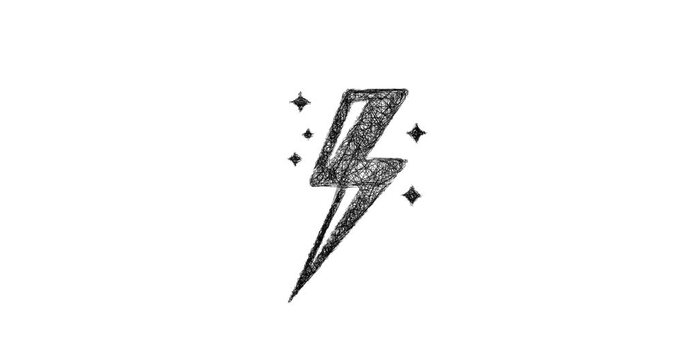 Sketch smite icon animation - smooth progressive reveal