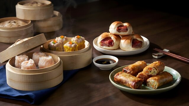 Authentic Asian Dual-Flavor Hot Pot Table Feast with Spicy Mala Broth, Herbal Broth, Sliced Pork, Tofu, Fresh Vegetables, Noodles, Meatballs, and Dipping Sauces