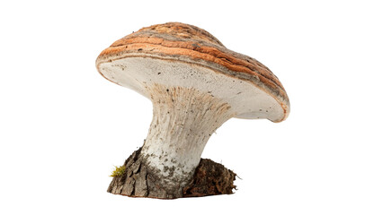 Single wild edible cep porcini mushroom nature isolated on transparent background © Harry