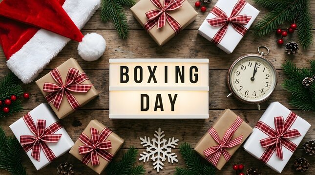 Celebrate the joy of giving and receiving with a festive boxing day full of presents and cheer