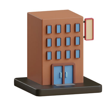 3D office building model