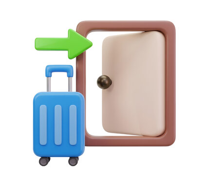 Travel check-in icon