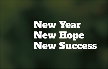 Inspirational New Year quote about setting new goals and embracing new beginnings, presented over a beautiful nature landscape. Perfect concept for motivation, personal growth, fresh starts, ambition, © CandraArt