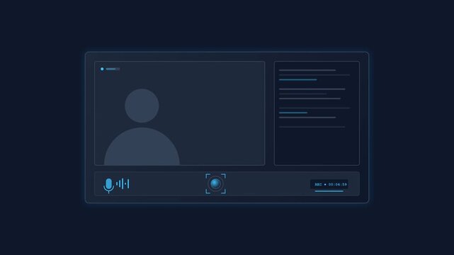 Automated Courtroom Audiovisual System with Remote Witness Interface and Live Transcript Feed
