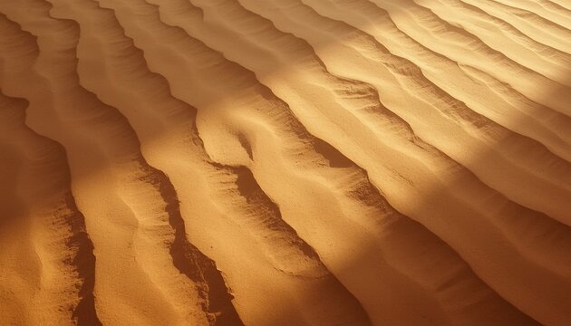 Desert sand dune casting sharp shadow light geometry concept background