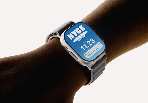 Realistic Smartwatch Mockup