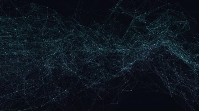 Data topology field and evolving signal network background
