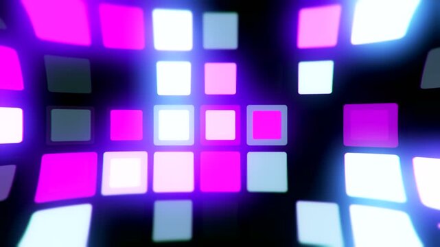 art colorful concept background abstract seamless 4k background blue purple spectrum looped animation fluorescent ultraviolet light glowing neon lines Abstract background 4k neon box circle pattern