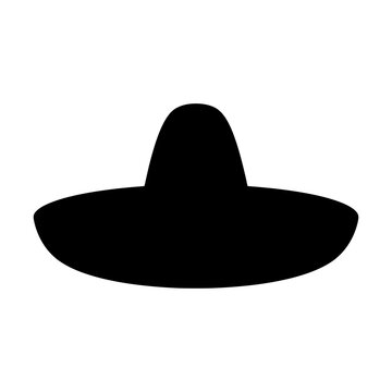 vector illustration of a black hat