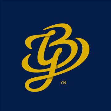 Letter Y and B Monogram Vector Logo