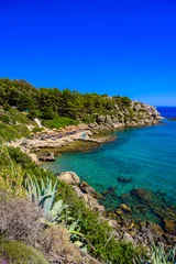 Greek Paradise: Scenic coastline at Plaka Beach near Anthony Quinn Bay Rhodes © Simon Dannhauer