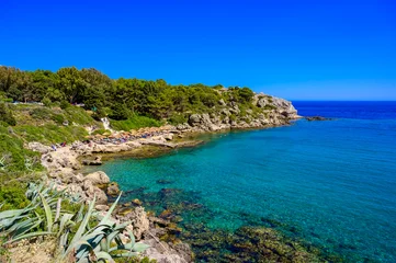 Greek Paradise: Scenic coastline at Plaka Beach near Anthony Quinn Bay Rhodes © Simon Dannhauer
