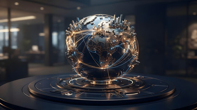 Futuristic industrial network model with connected systems