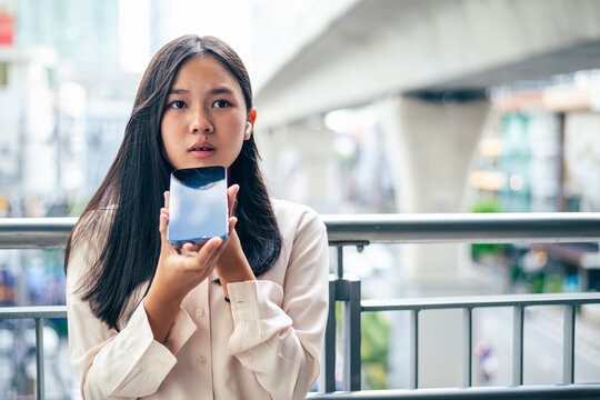 woman talking and command an AI voice assistant on a smartphone as a conceptual backdrop for artificial intelligence technology communication phone innovation virtual assistant and smart lifestyle
