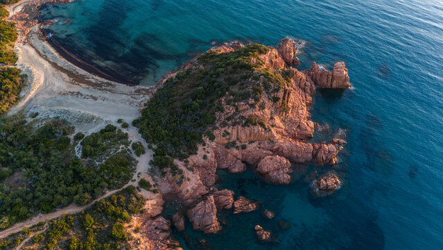 Coastal Travel Landscape of Su Sirboni, Sardinia