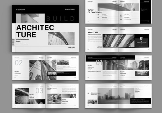 Architecture Portfolio Landscape Template