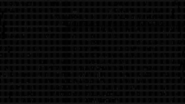 Textured grid pattern animation shifts with subtle grunge. Cyber matrix perspective moves on the textured grid pattern animation. Tactile abstract background depth defines this grid pattern animation.